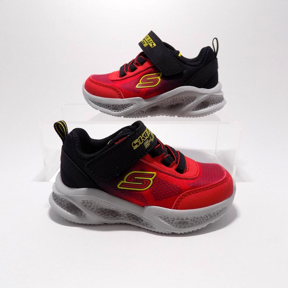 Skechers Toddler Boys' Meteor-Light Up Krendox Shoes- Size 6